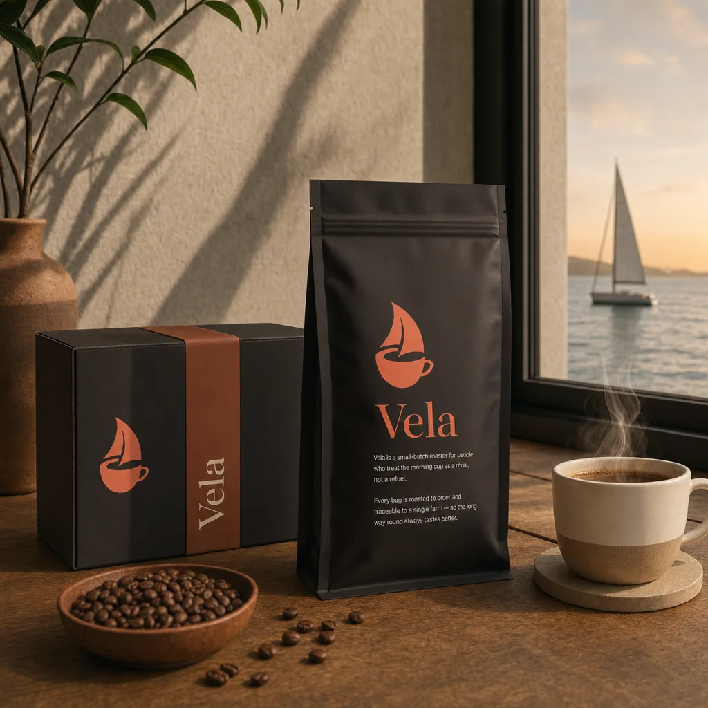 Vela product mockup